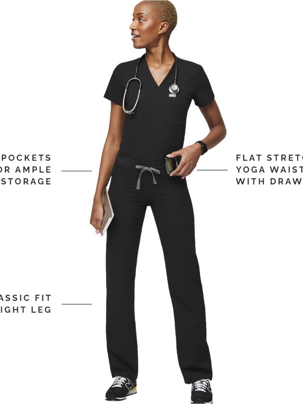 FIGS Original Livingston Basic Straight-Leg Scrub Pants XXL Tall
